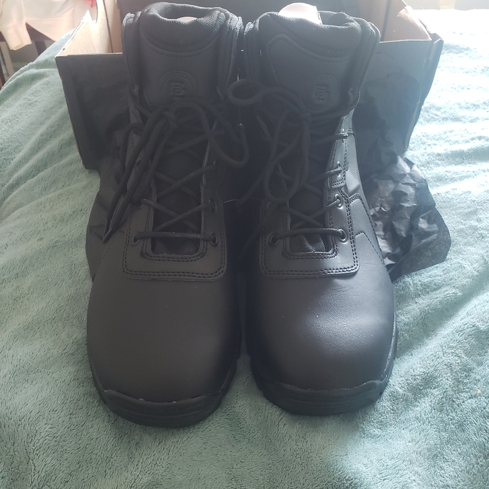 Black Diamond Black Tactical Boots High-Top Durable